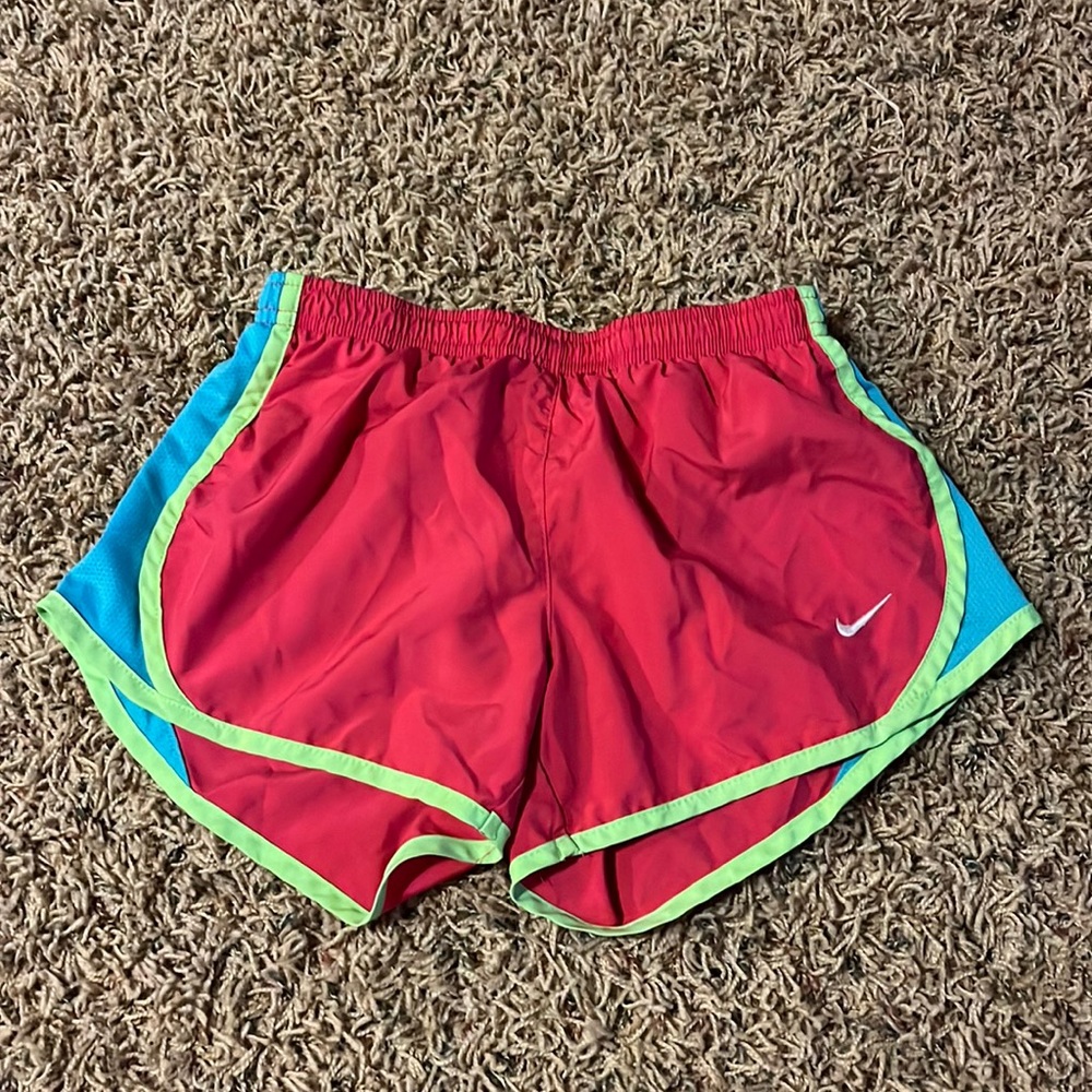 Nike dri fit pink shorts youth small